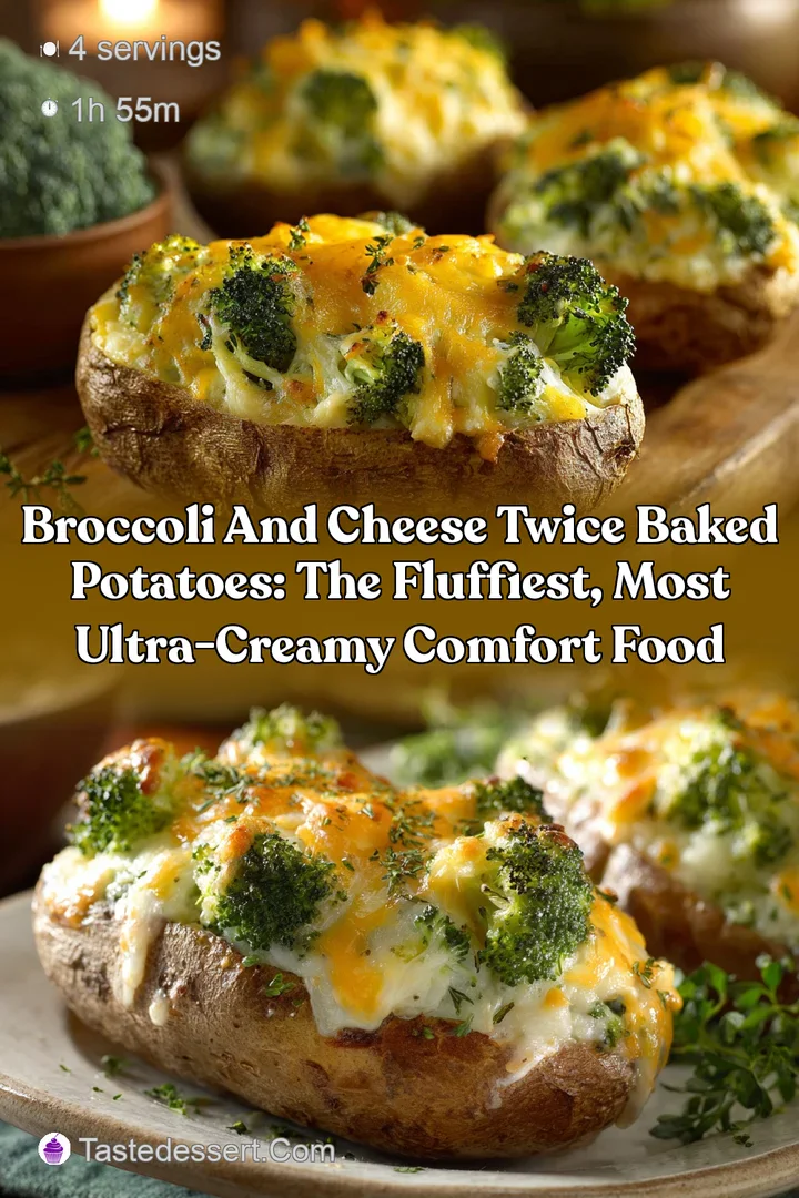 Broccoli and Cheese Twice Baked Potatoes: The Fluffiest Most Ultra-Creamy Comfort Food