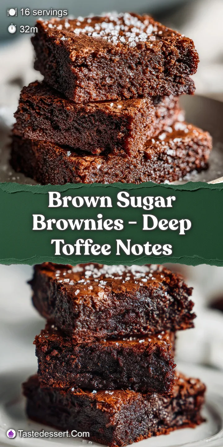 Close-up of a freshly baked brownie showcasing its moist interior, dark chocolate color, and a tempting swirl of brown sugar.