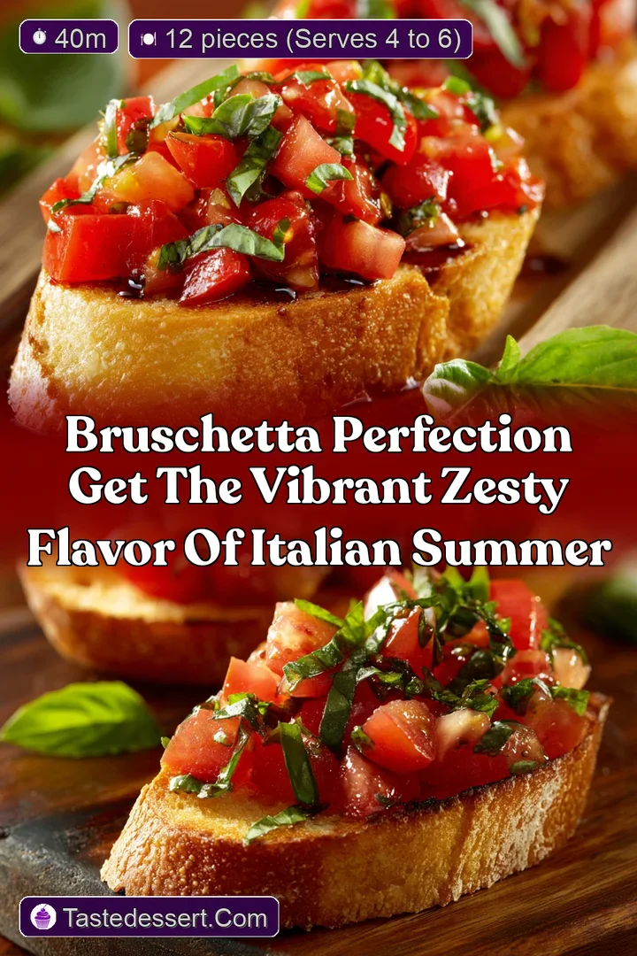 Bruschetta Perfection Get the Vibrant Zesty Flavor of Italian Summer
