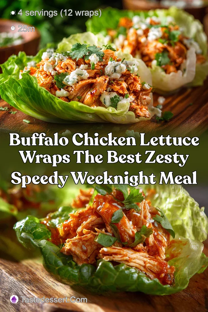 Buffalo Chicken Lettuce Wraps The Best Zesty Speedy Weeknight Meal