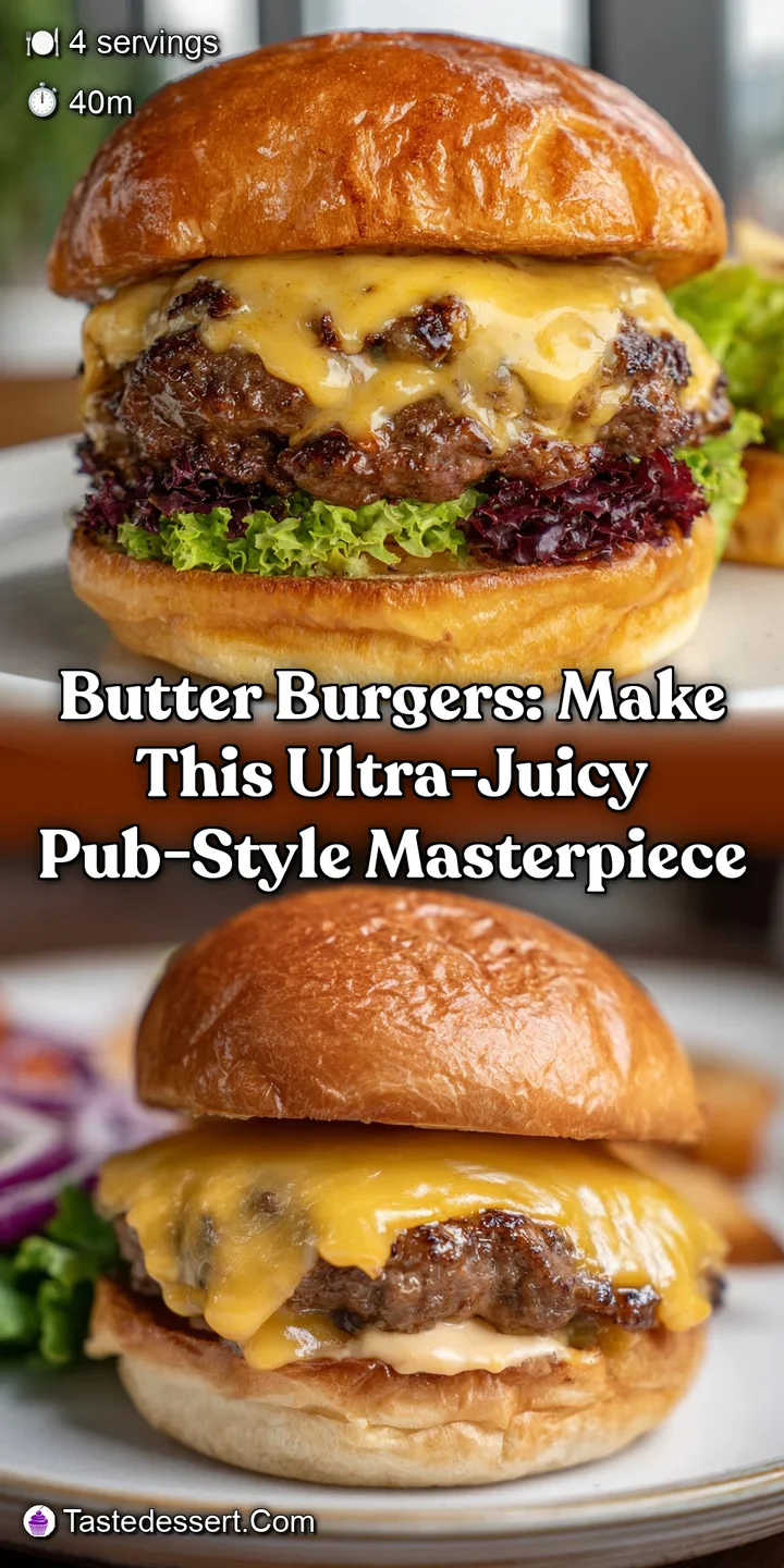 Butter Burgers: Make This Ultra-Juicy Pub-Style Masterpiece