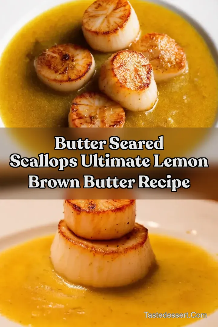 Butter Seared Scallops Ultimate Lemon Brown Butter Recipe