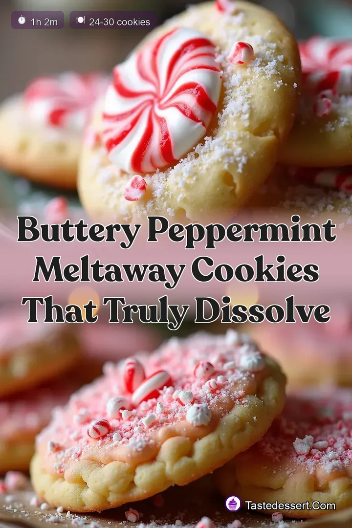 Buttery Peppermint Meltaway Cookies That Truly Dissolve