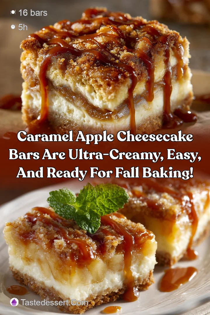 Caramel Apple Cheesecake Bars are ultra-creamy easy and ready for fall baking!