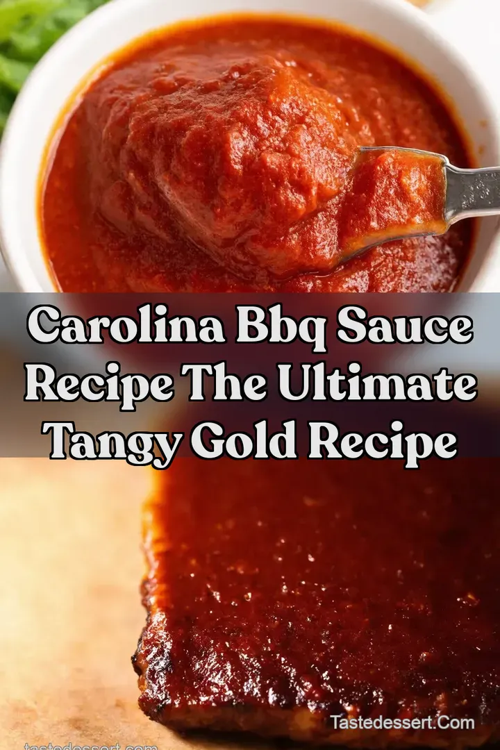 Carolina BBQ Sauce Recipe The Ultimate Tangy Gold Recipe : PIN FOR LATER Carolina BBQ Sauce Recipe The Ultimate Tangy Gold Recipe