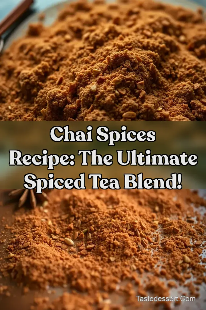 Chai Spices Recipe: The Ultimate Spiced Tea Blend!