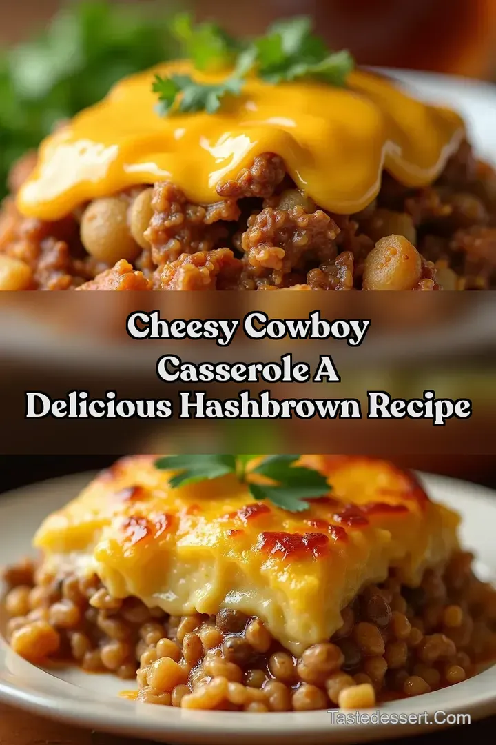 Cheesy Cowboy Casserole A Delicious Hashbrown Recipe