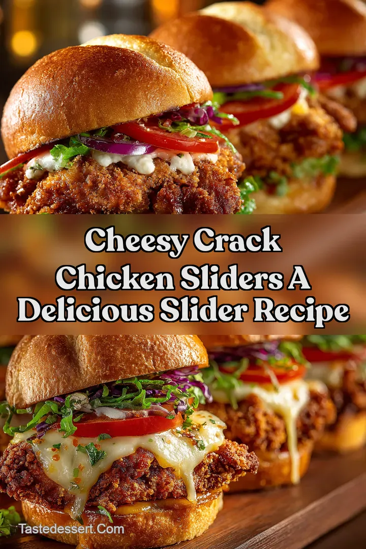 Cheesy Crack Chicken Sliders A Delicious Slider Recipe