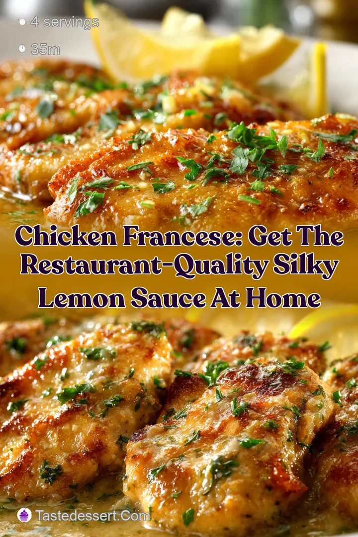 Chicken Francese: Get the Restaurant-Quality Silky Lemon Sauce at Home