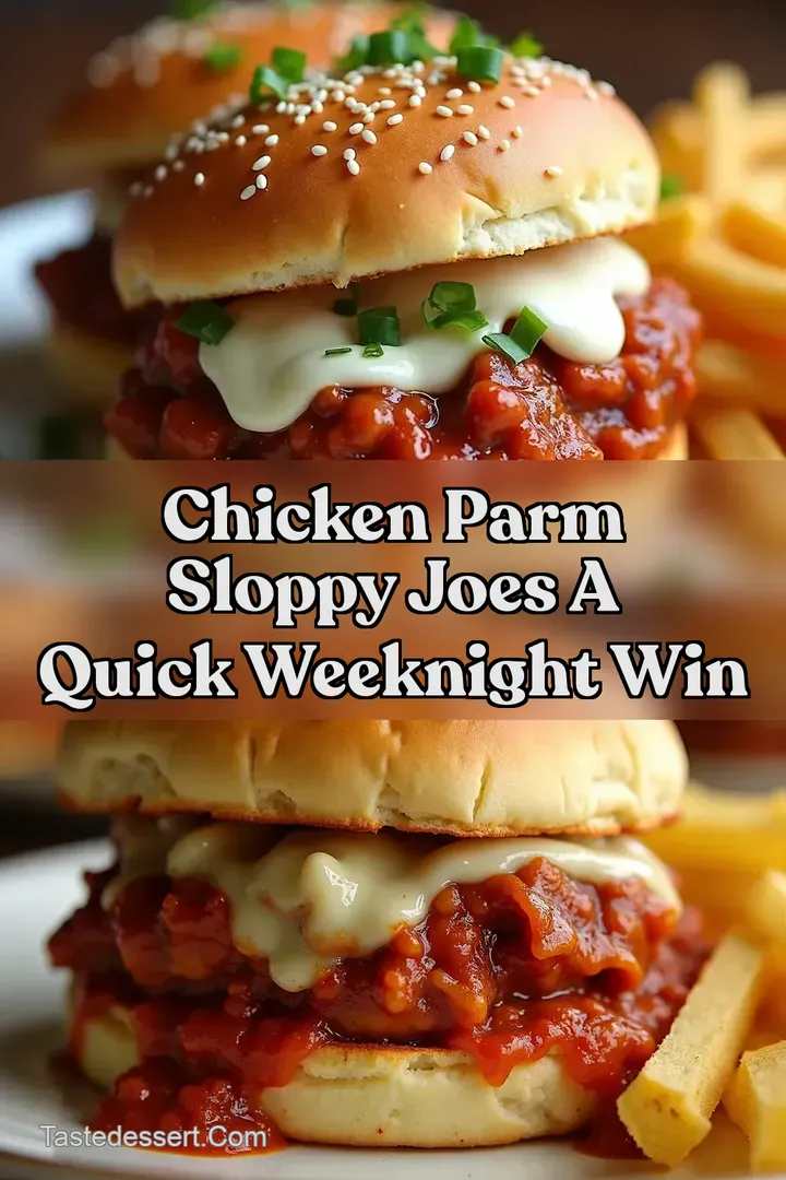 Chicken Parm Sloppy Joes A Quick Weeknight Win