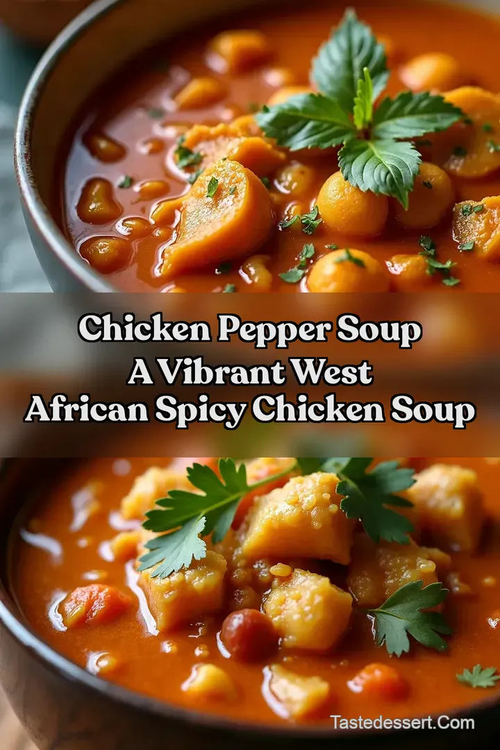 Chicken Pepper Soup A Vibrant West African Spicy Chicken Soup