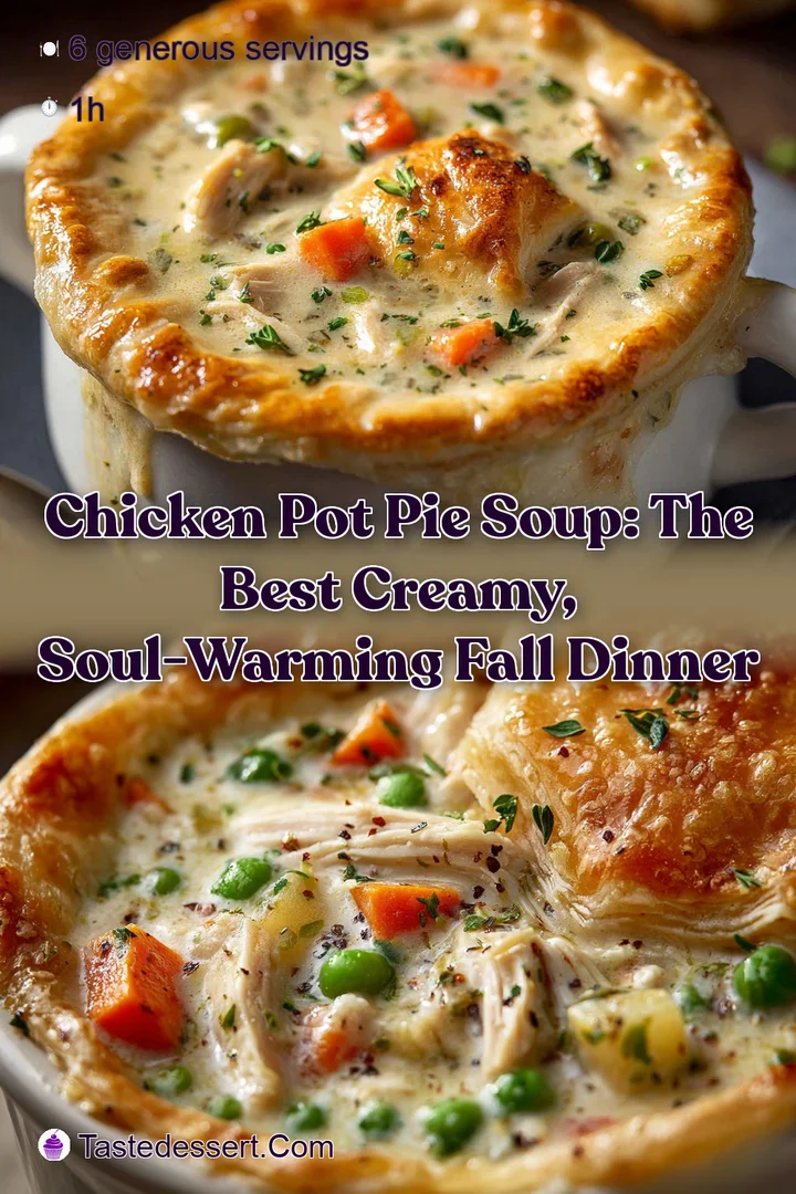 Chicken Pot Pie Soup: The Best Creamy Soul-Warming Fall Dinner