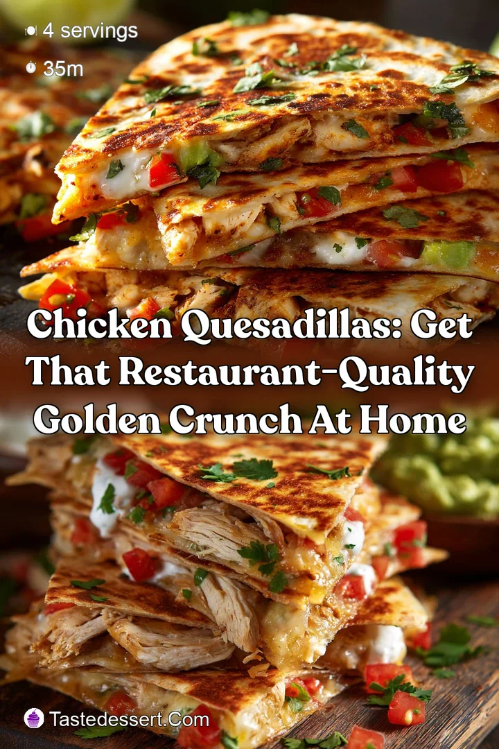 Chicken Quesadillas: Get That Restaurant-Quality Golden Crunch at Home