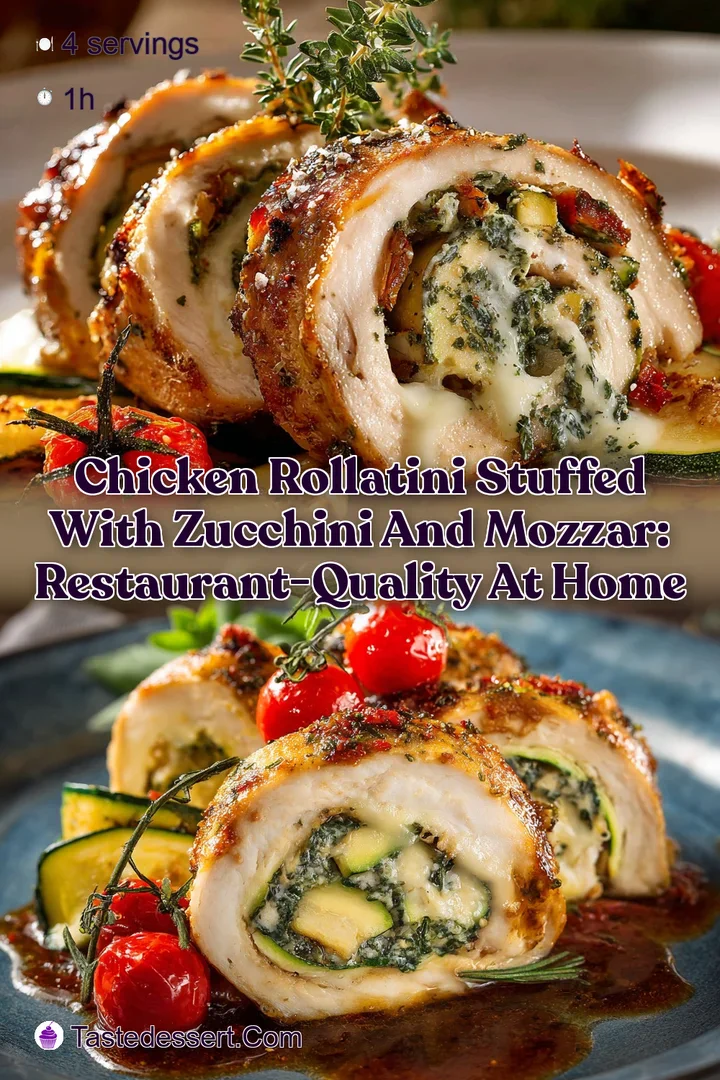 Chicken Rollatini Stuffed with Zucchini and Mozzar: Restaurant-Quality at Home
