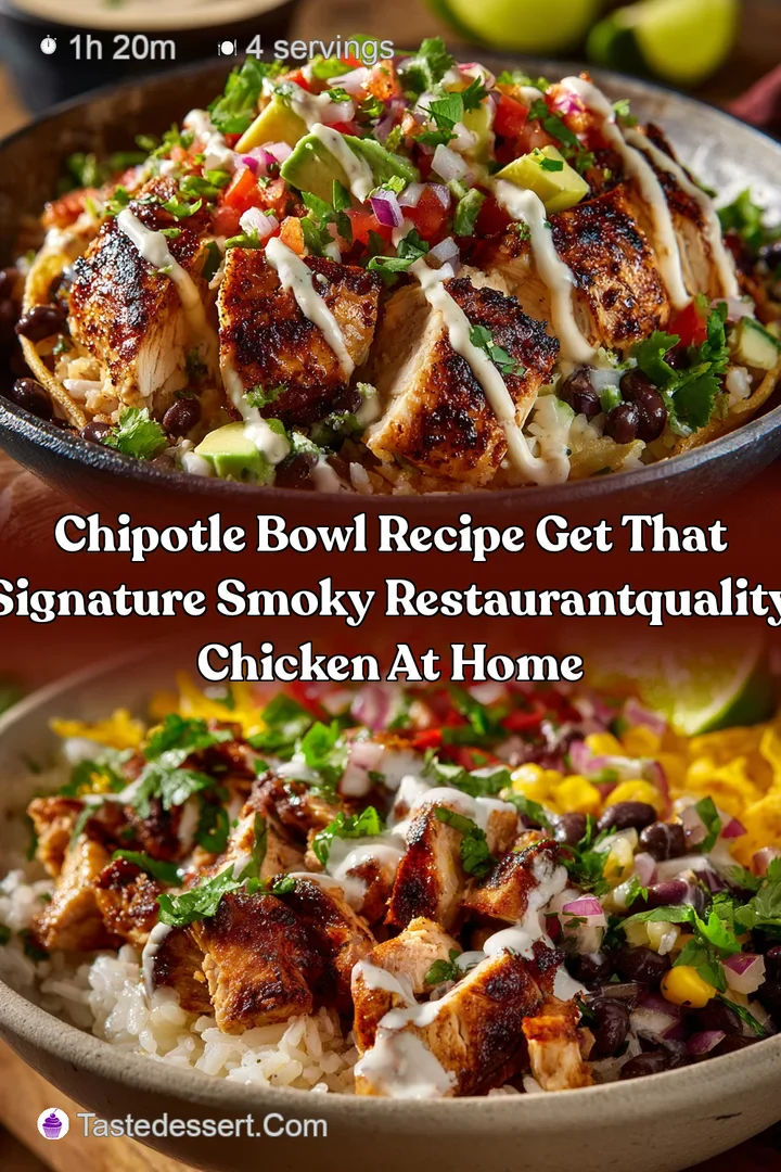Chipotle Bowl Recipe Get That Signature Smoky RestaurantQuality Chicken at Home