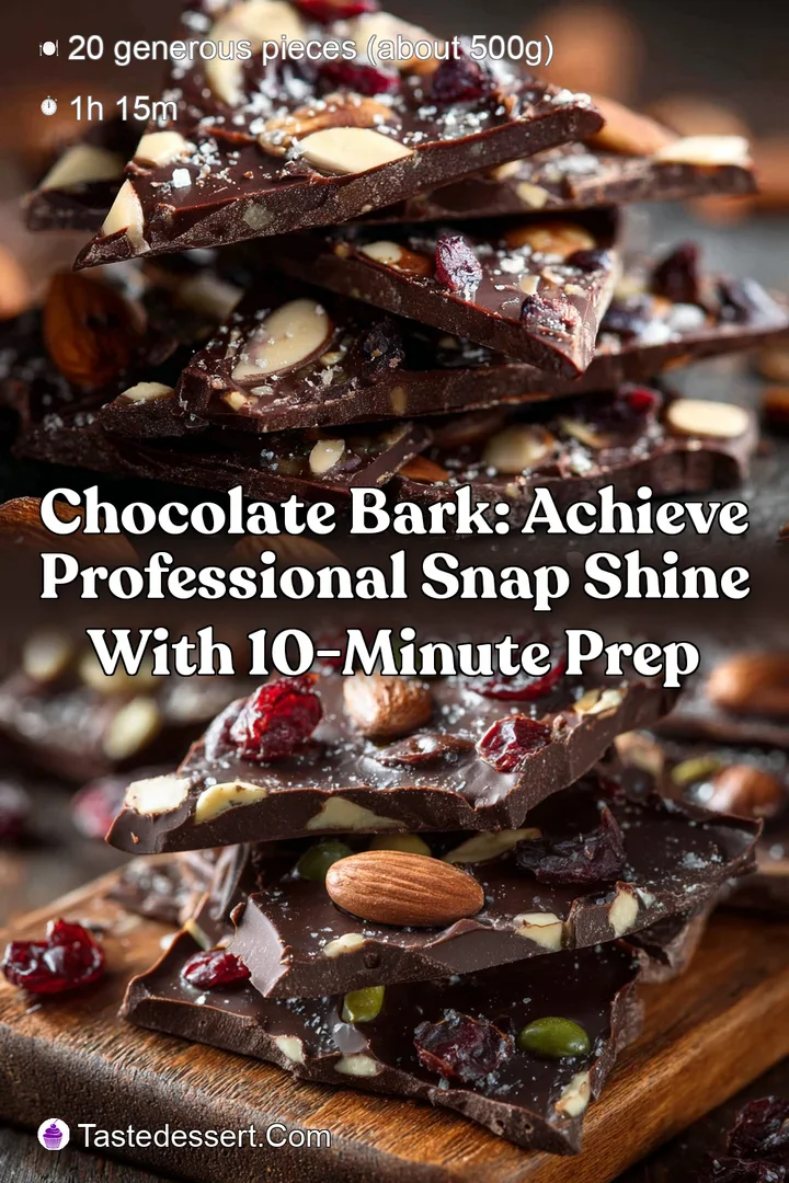 Chocolate Bark: Achieve Professional Snap Shine with 10-Minute Prep