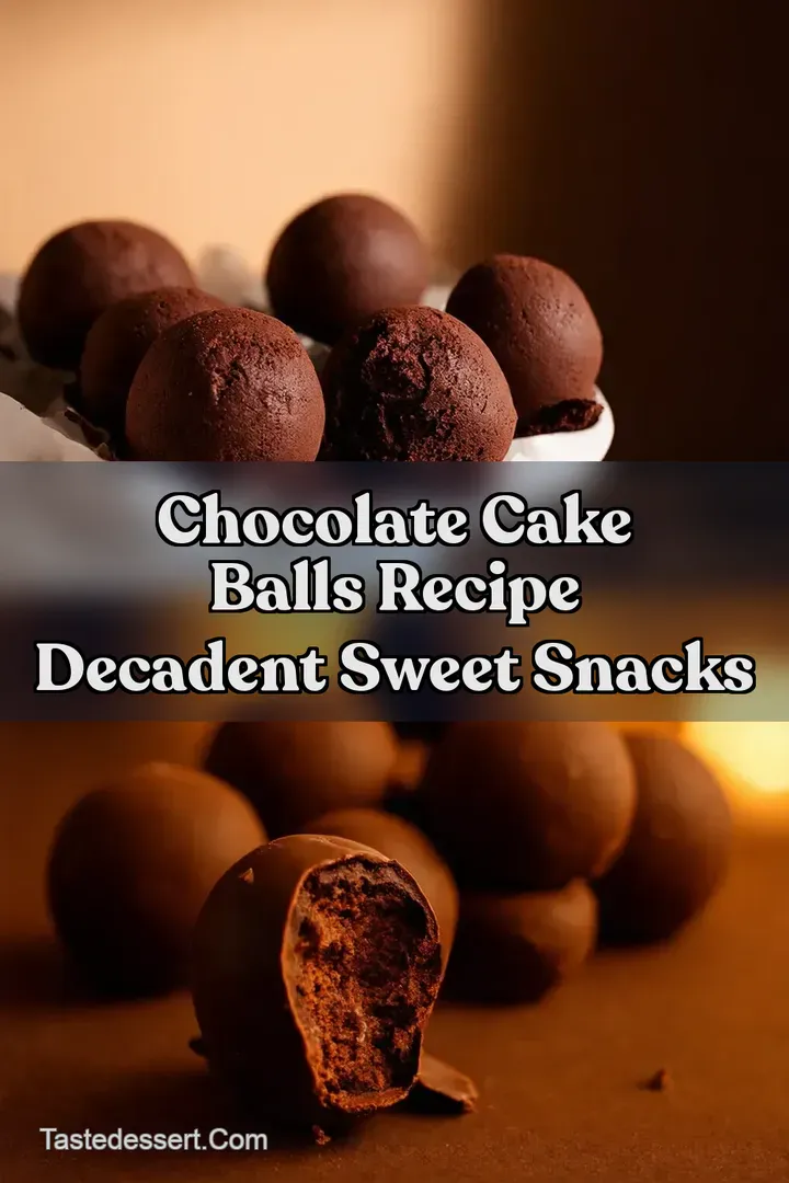 Chocolate Cake Balls Recipe Decadent Sweet Snacks