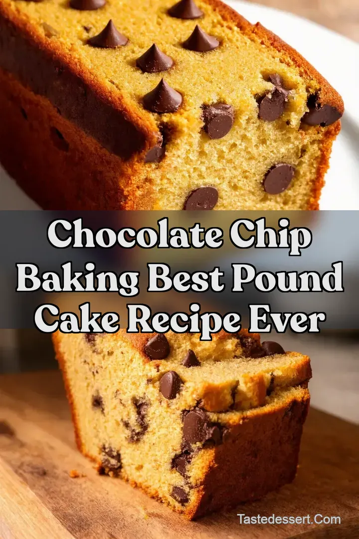 Chocolate Chip Baking Best Pound Cake Recipe Ever