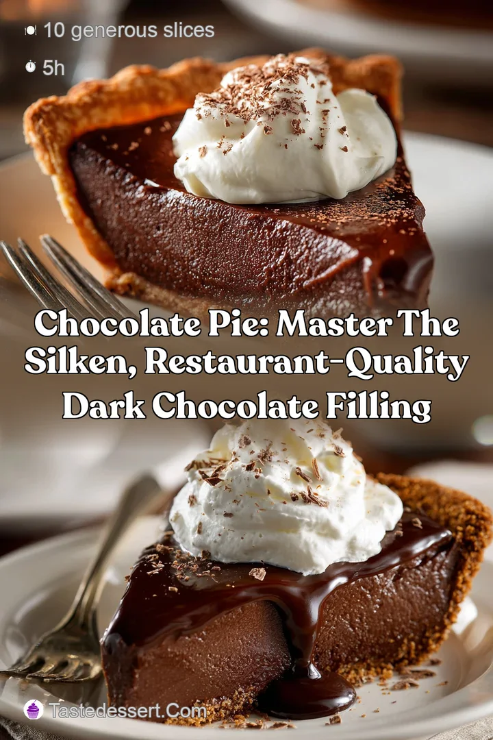 Chocolate Pie: Master the Silken Restaurant-Quality Dark Chocolate Filling