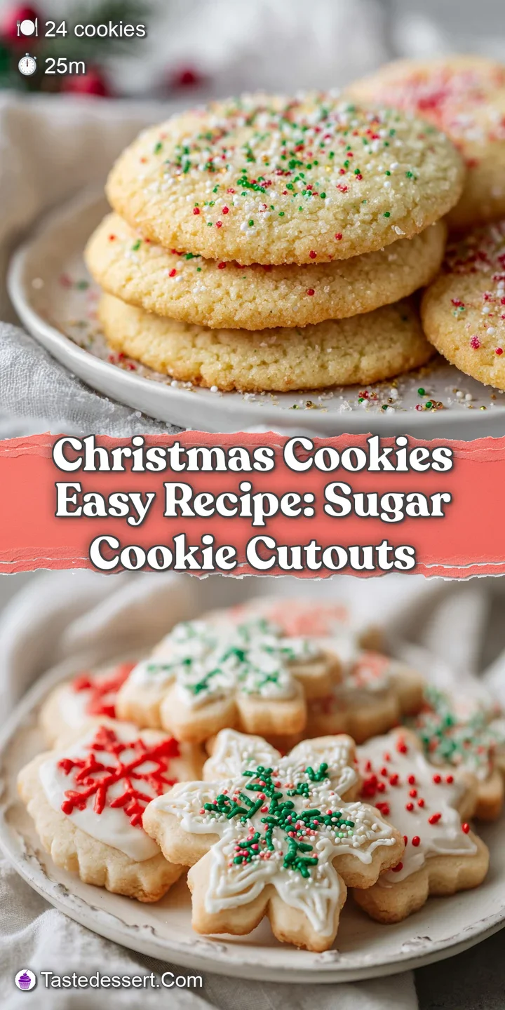 Close-up of a brightly decorated Christmas tree cookie. Green frosting and colorful sugar sprinkles on a golden cookie bac...