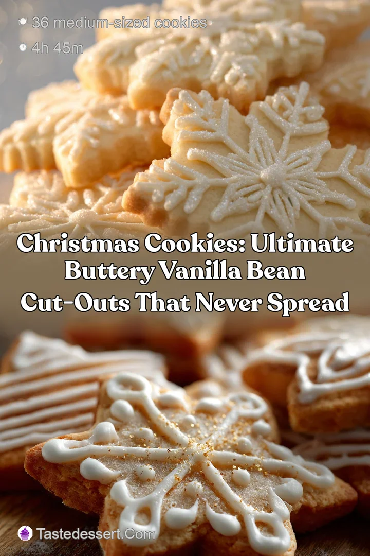 Christmas Cookies: Ultimate Buttery Vanilla Bean Cut-Outs That Never Spread