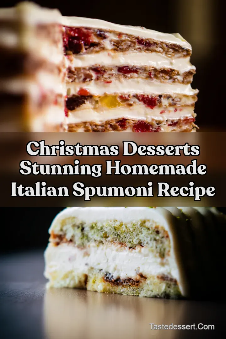 Christmas Desserts Stunning Homemade Italian Spumoni Recipe