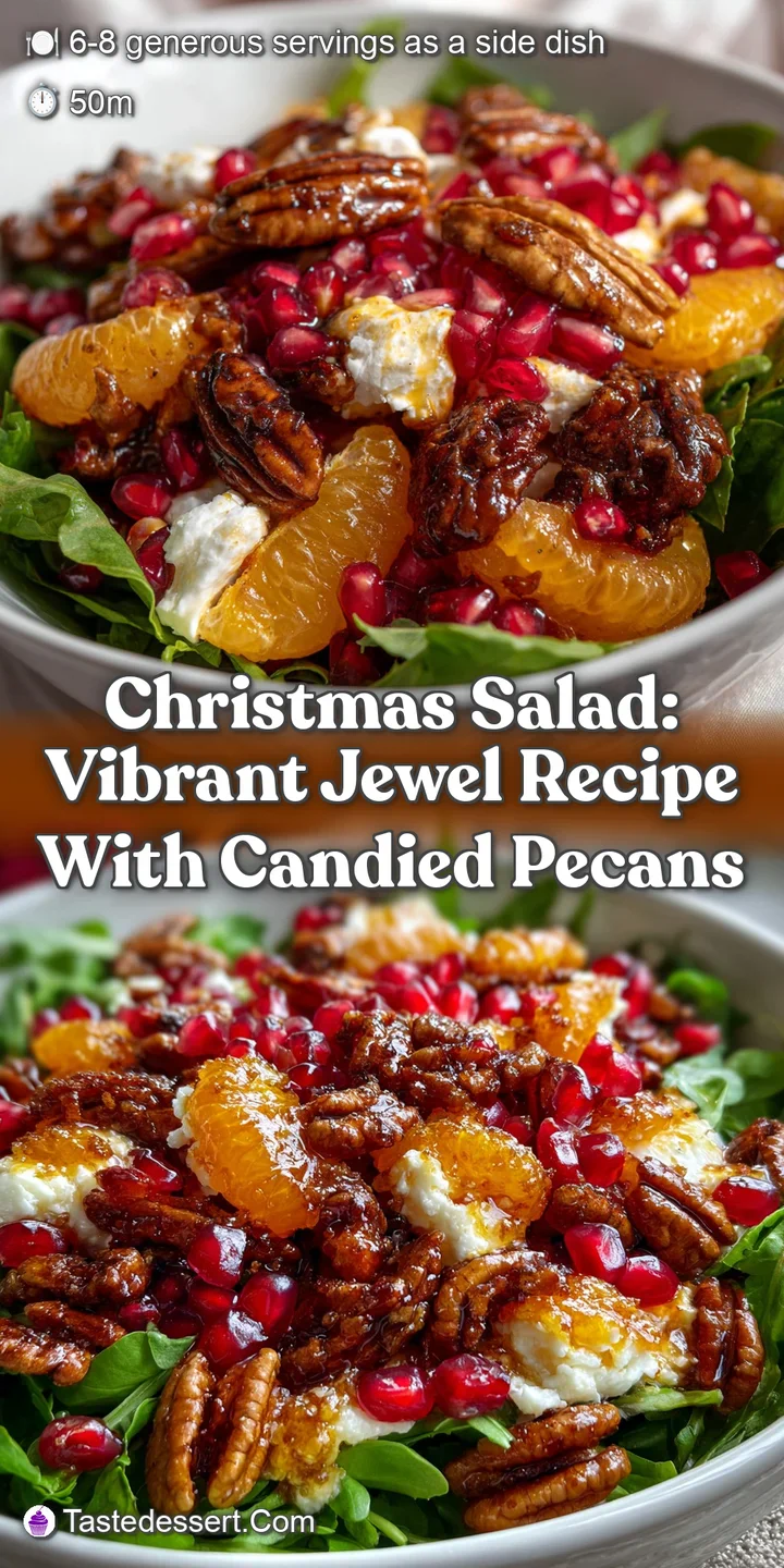 Christmas Salad: Vibrant Jewel Recipe with Candied Pecans