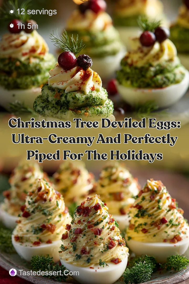 Christmas Tree Deviled Eggs: Ultra-Creamy and Perfectly Piped for the Holidays