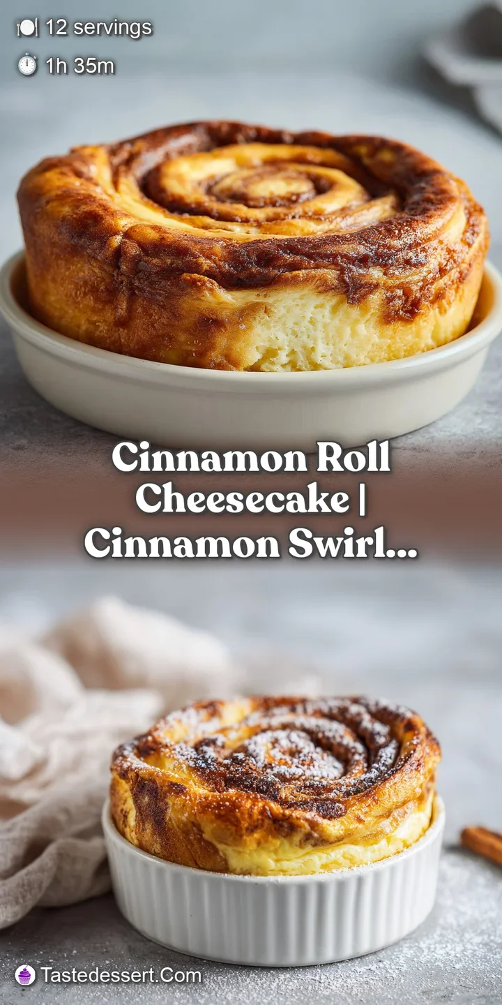 Close-up of a fluffy cinnamon swirl cheesecake slice, highlighting creamy frosting and buttery crust texture.