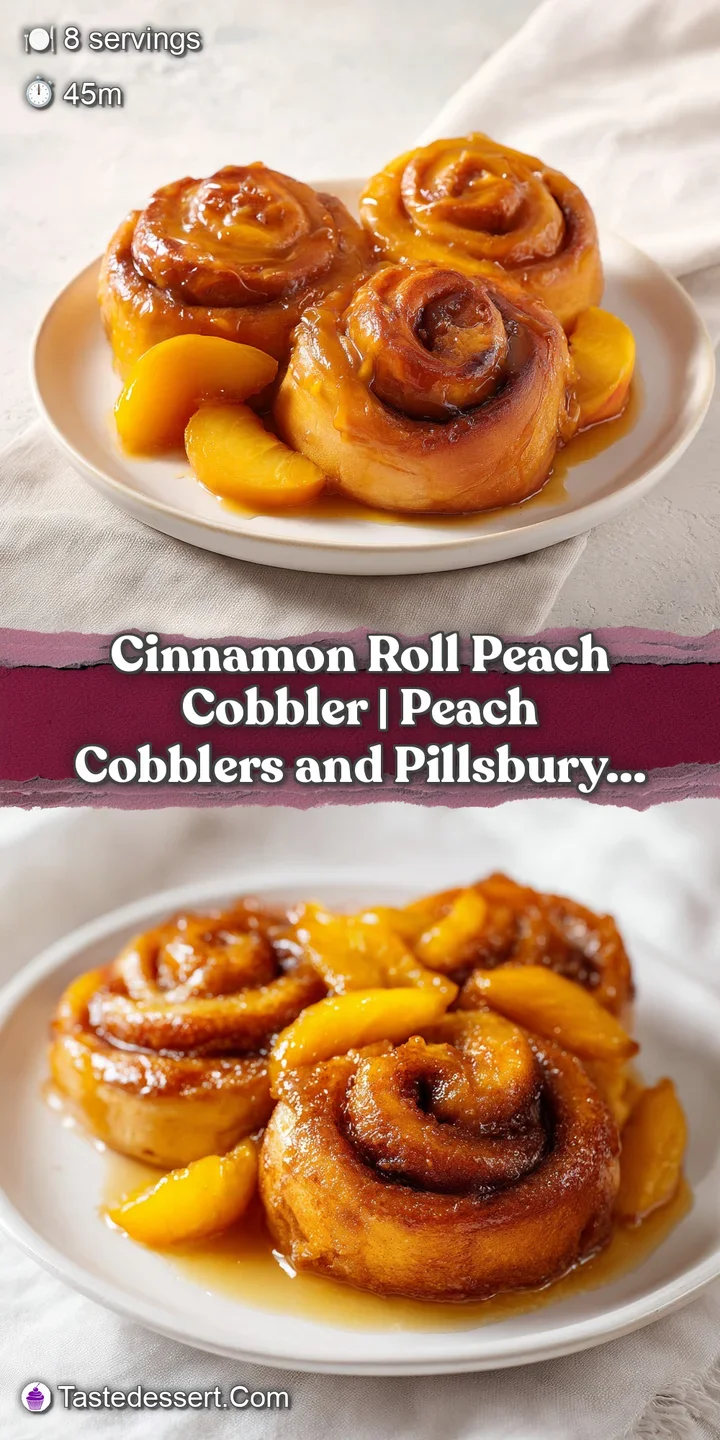 Extreme close-up of bubbling orange peaches tucked under a toasted, cinnamon-swirled crust with sugar glaze.