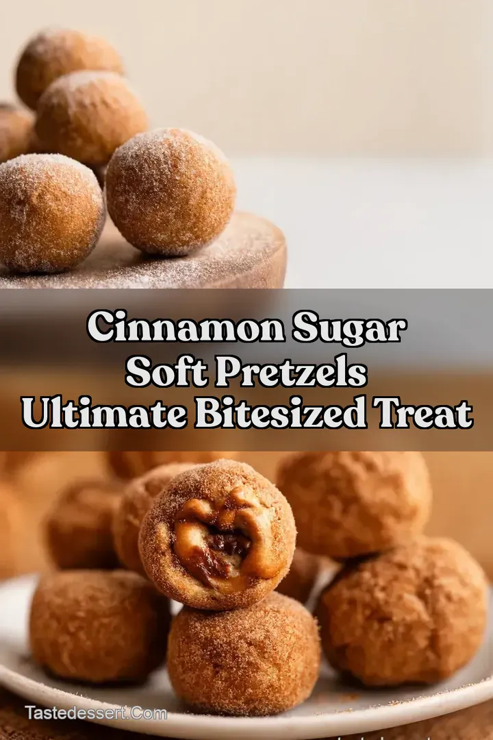 Cinnamon Sugar Soft Pretzels Ultimate BiteSized Treat