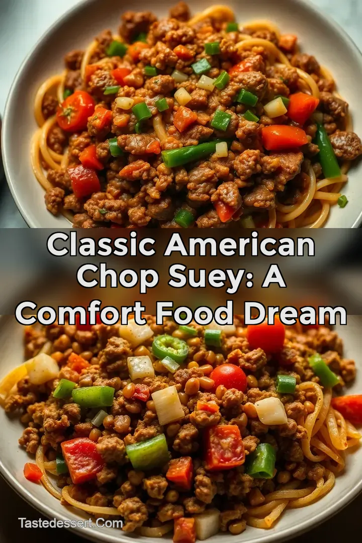 Classic American Chop Suey: A Comfort Food Dream