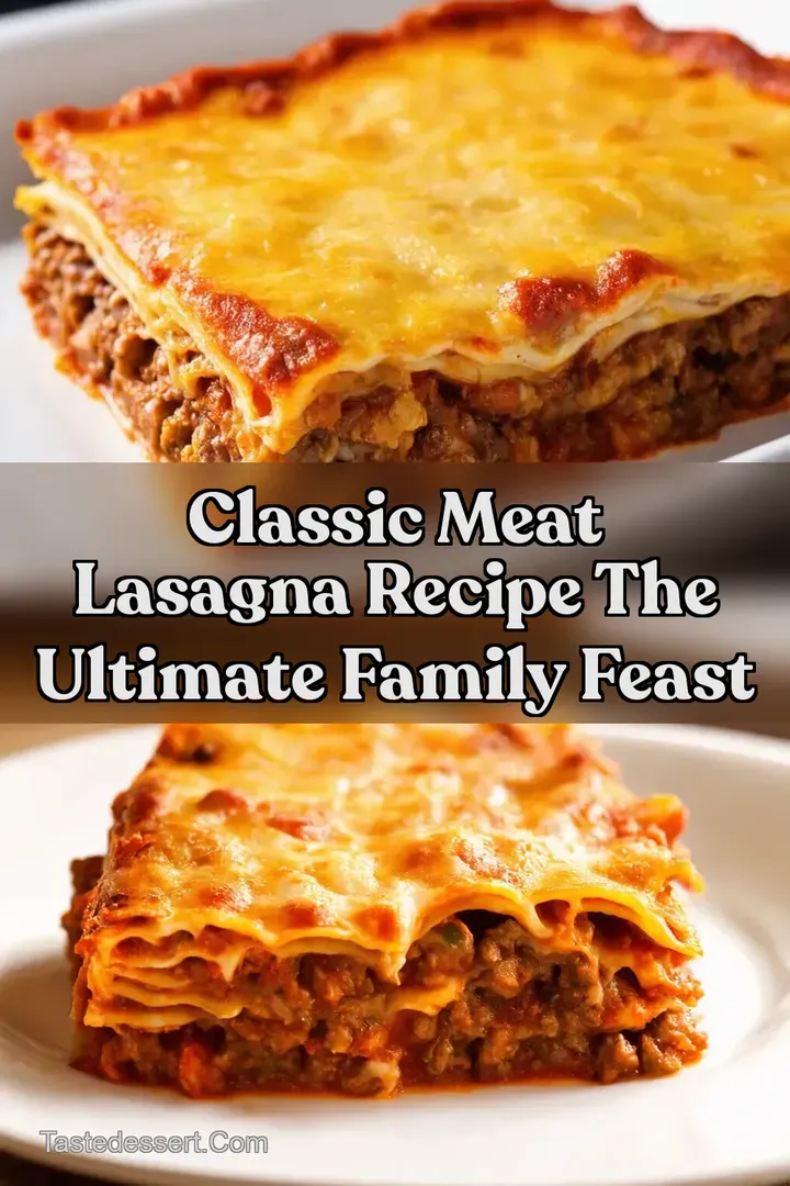 Classic Meat Lasagna Recipe The Ultimate Family Feast