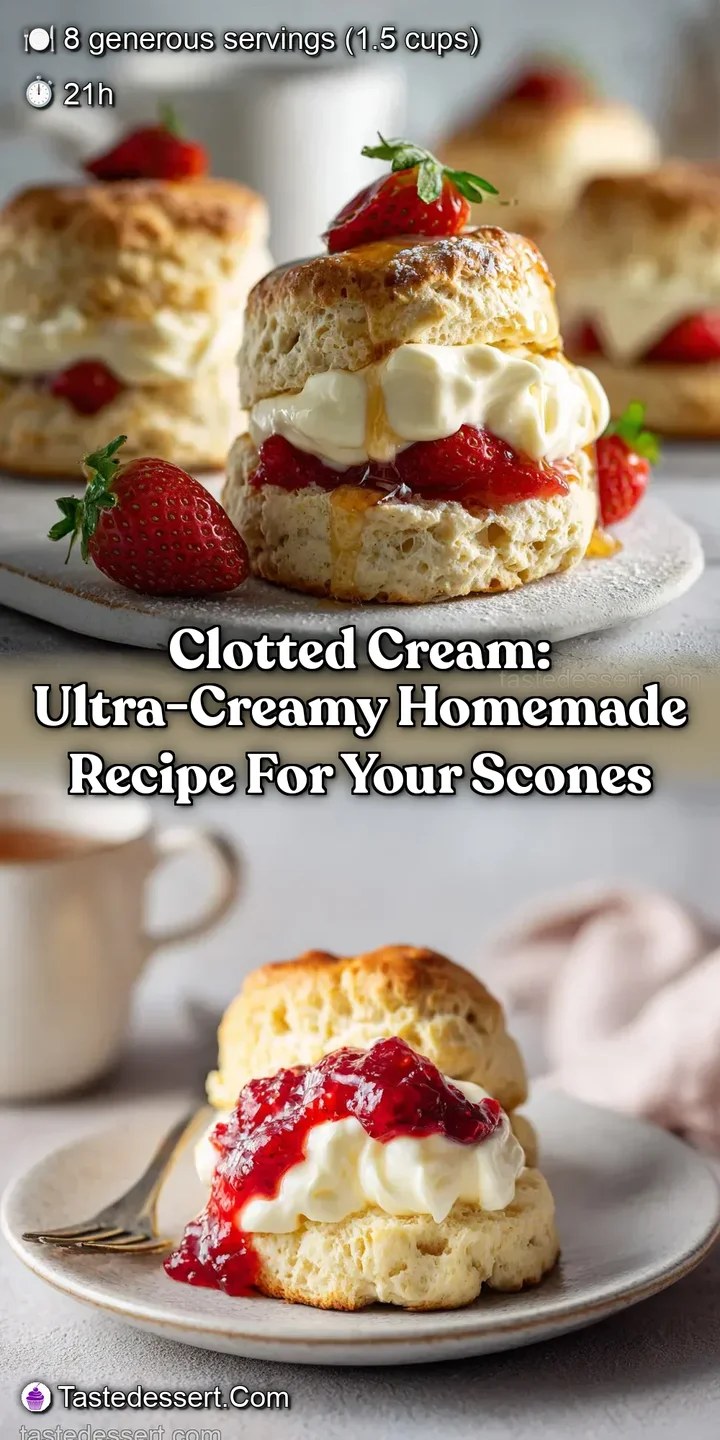 Clotted Cream: Ultra-Creamy Homemade Recipe for Your Scones