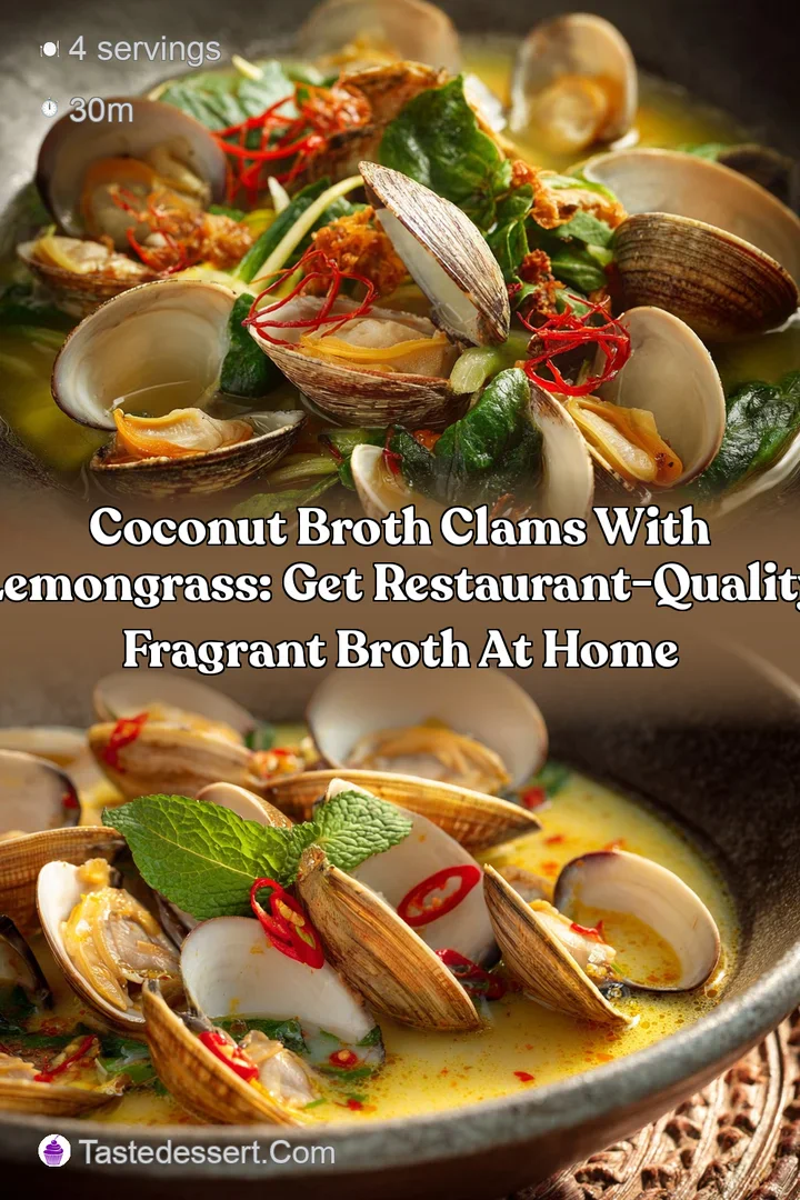 Coconut Broth Clams with Lemongrass: Get Restaurant-Quality Fragrant Broth at Home