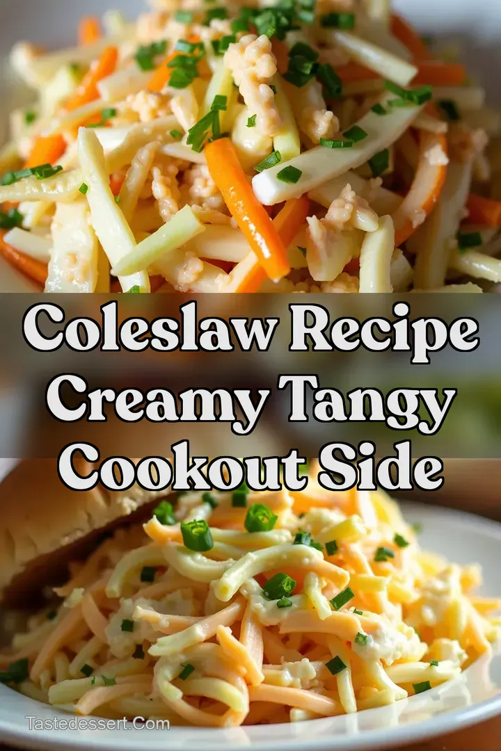Coleslaw Recipe Creamy Tangy Cookout Side