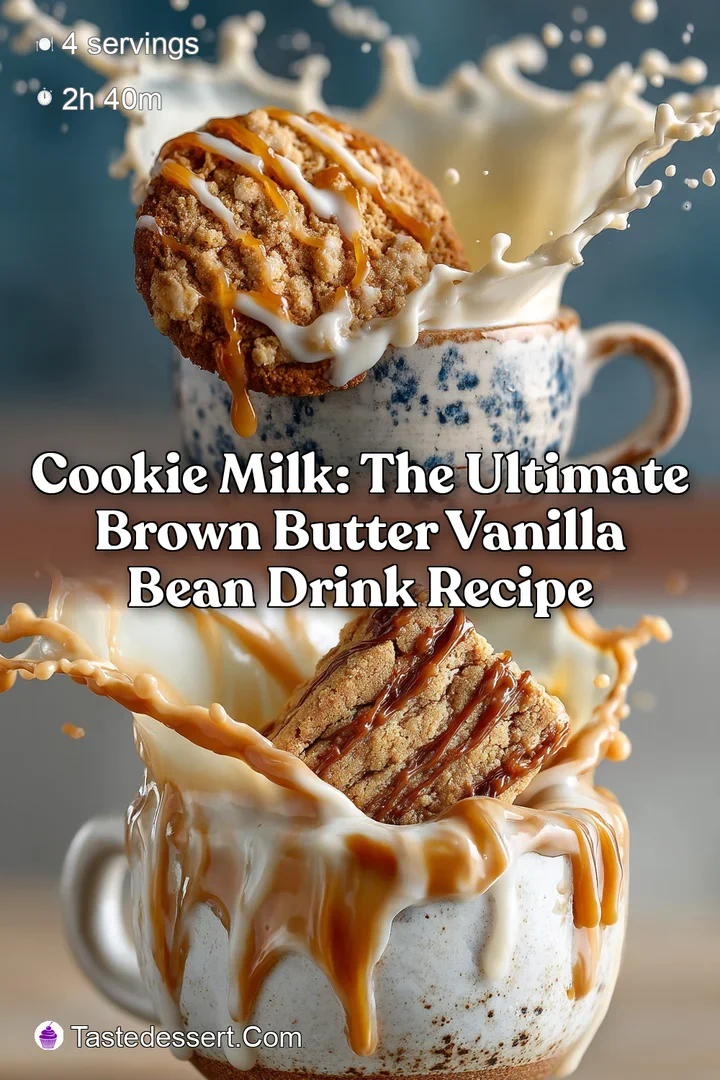 Cookie Milk: The Ultimate Brown Butter Vanilla Bean Drink Recipe