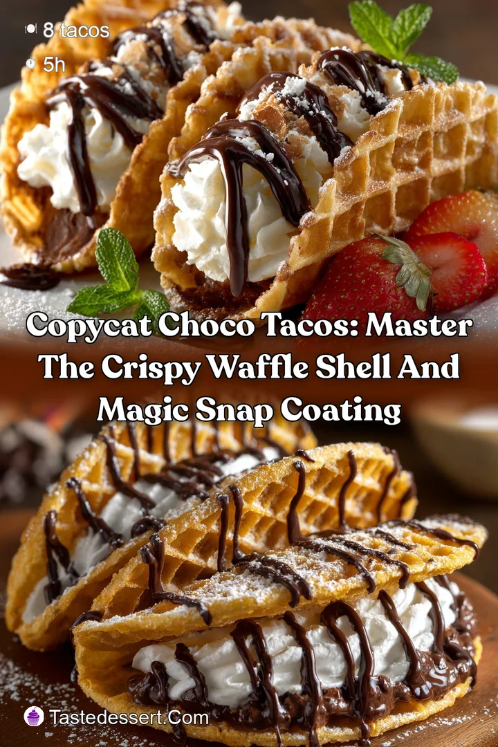 Copycat Choco Tacos: Master the Crispy Waffle Shell and Magic Snap Coating