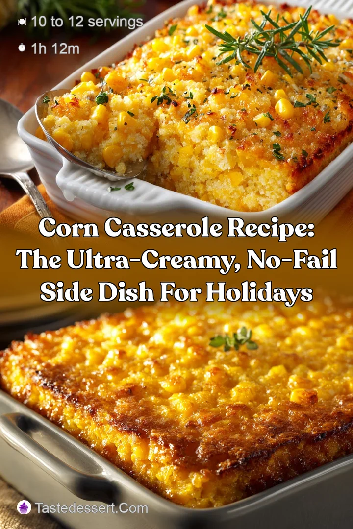 Corn Casserole Recipe: The Ultra-Creamy No-Fail Side Dish for Holidays