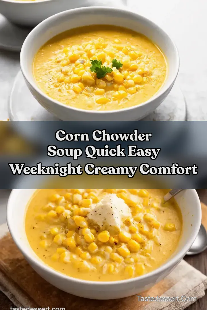 Corn Chowder Soup Quick Easy Weeknight Creamy Comfort