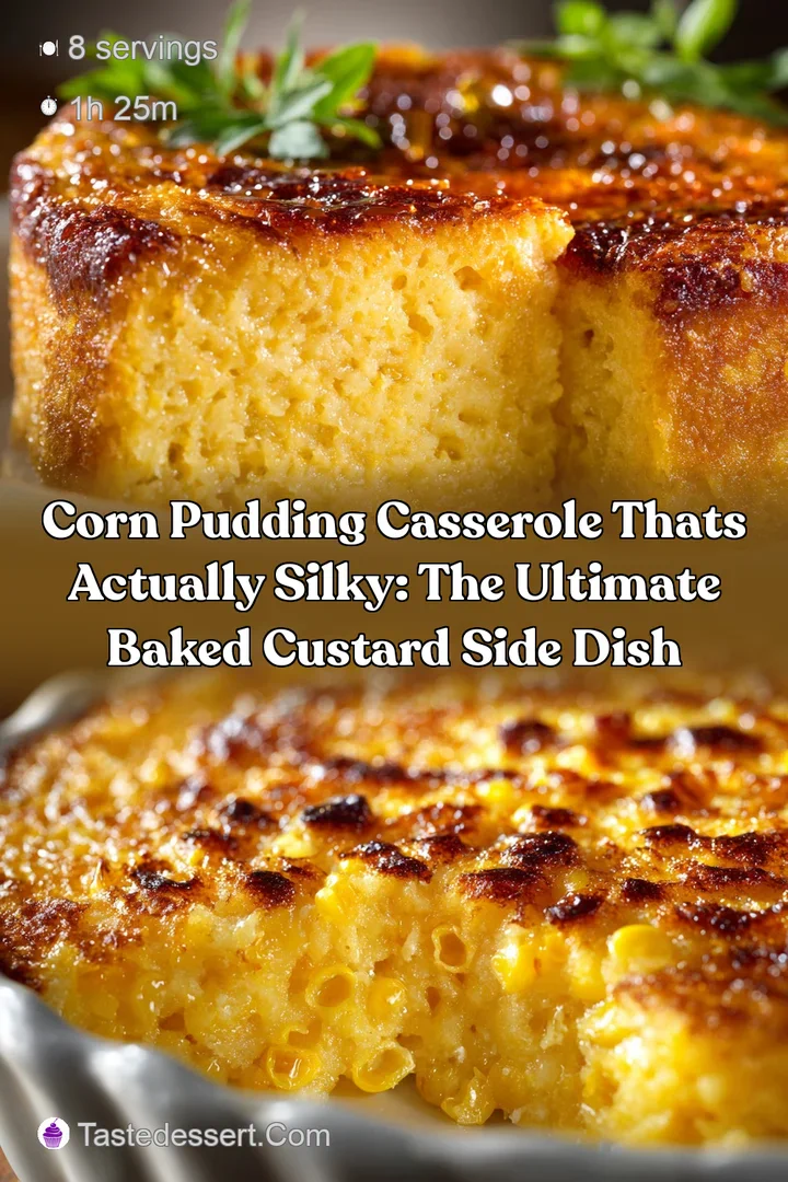 Corn Pudding Casserole Thats Actually Silky: The Ultimate Baked Custard Side Dish