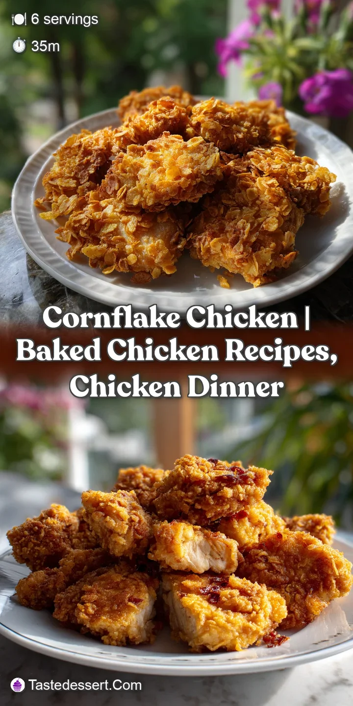 Cornflake Chicken | Baked Chicken Recipes Chicken Dinner