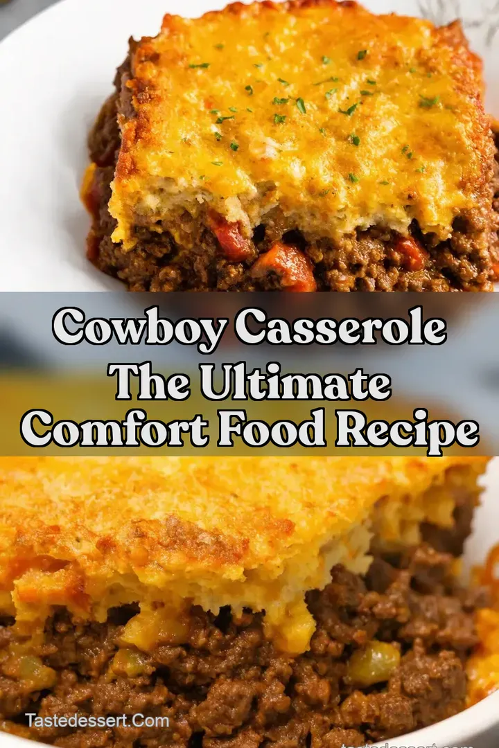 Cowboy Casserole The Ultimate Comfort Food Recipe