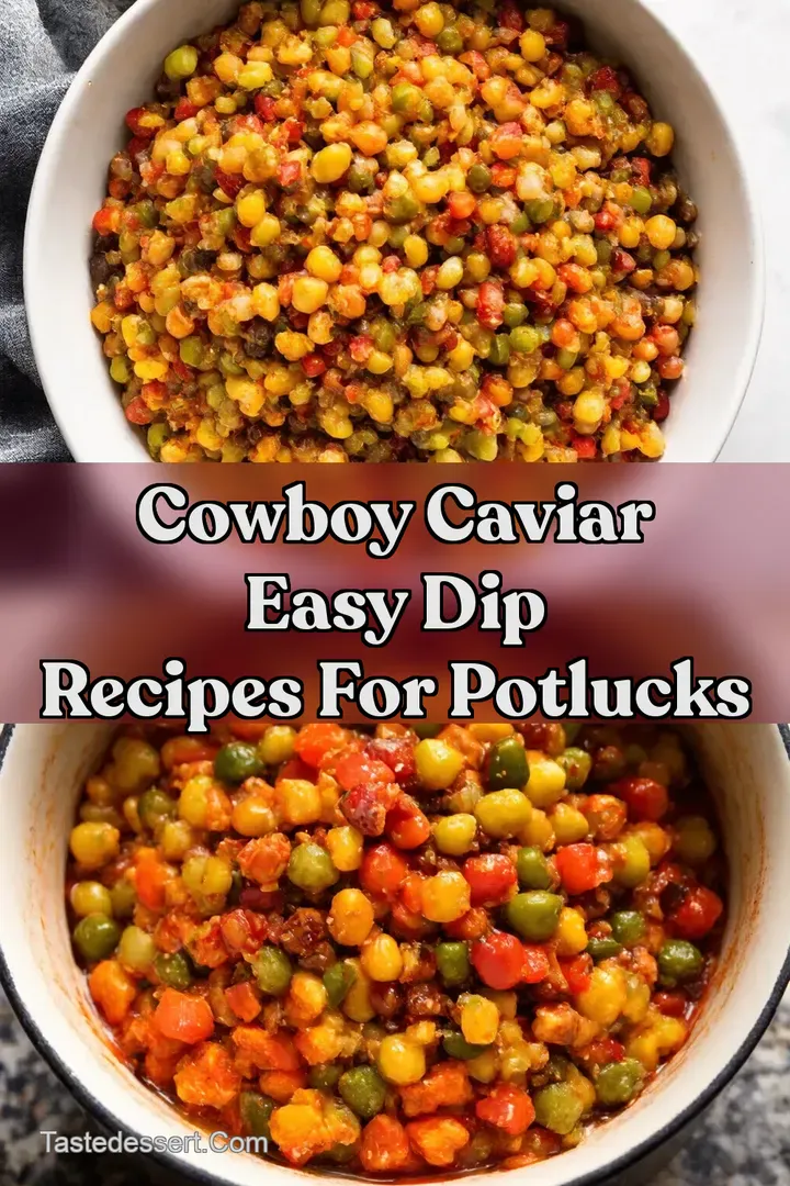 Cowboy Caviar Easy Dip Recipes for Potlucks