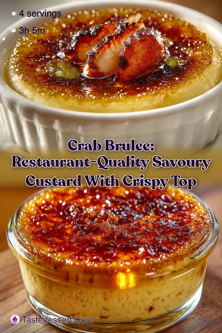 Crab Brulee: Restaurant-Quality Savoury Custard with Crispy Top