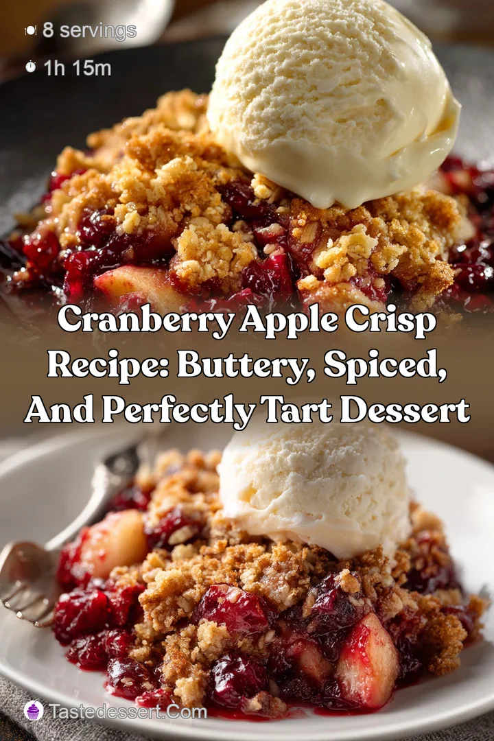 Cranberry Apple Crisp Recipe: Buttery Spiced and Perfectly Tart Dessert