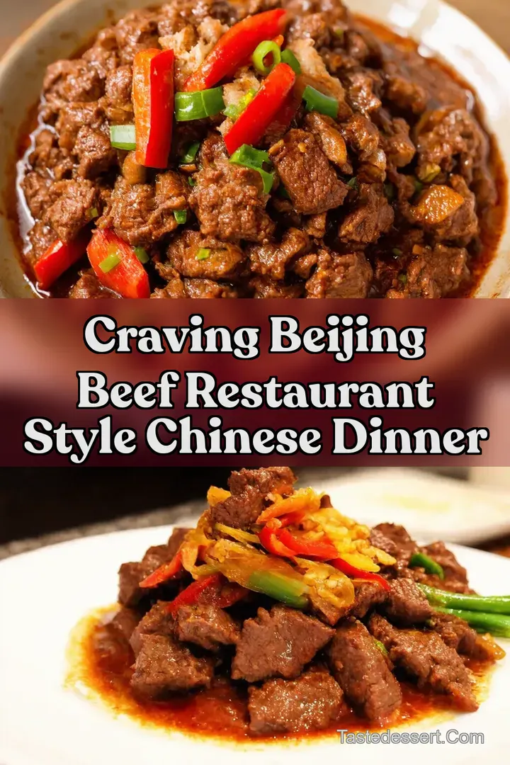 Craving Beijing Beef Restaurant Style Chinese Dinner