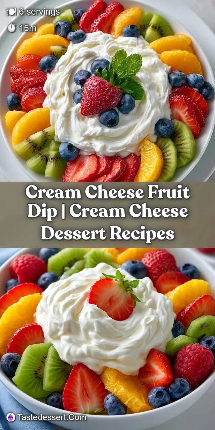 Close-up of a juicy strawberry slice dipping into a thick, velvety white cream topped with a hint of citrus zest.