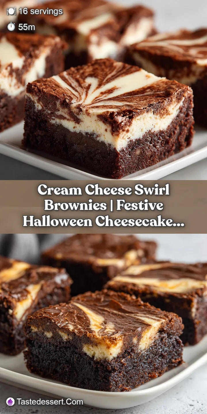 Close-up of a moist, dark chocolate brownie with a marbled cream cheese swirl, glistening.