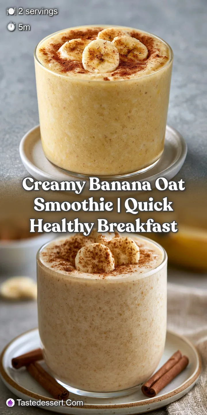 Close-up of a velvety smooth pale yellow drink with bubbles and a sprinkle of toasted oats on the creamy surface.